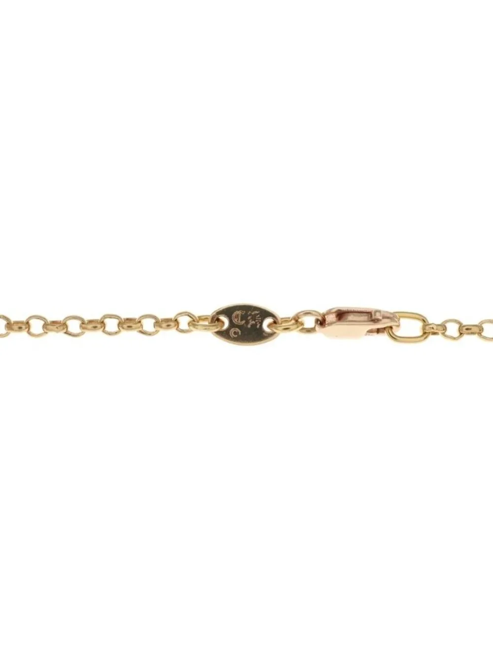Chrome Hearts 22k Neckchain Roll Chain Necklace Gold